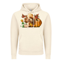 Vintage Artic Fall Squirrel Vintage Hoodie - LillyAllenDesigns