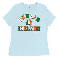 Baby Blue dublİn ireland Ladies Tee - MaliasSmallBusiness