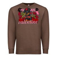 Chestnut my dog is my valentine valentine's day Premium Sweatshirt - FaDigitalArtStudio