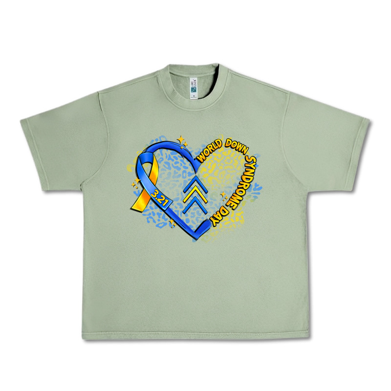 World Down Syndrome Day Heart Urban Heavy Tee by Artiststas | Teevron