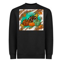 Black happy fall Heavyweight Sweatshirt - TumblerDesignByShophia