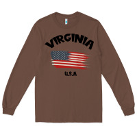 Chestnut VIRGINIA U.S.A Long Sleeve Tee - Bettercallsaul