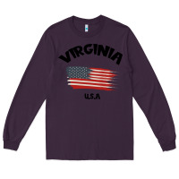 Plum VIRGINIA U.S.A Long Sleeve Tee - Bettercallsaul