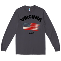 Smoke VIRGINIA U.S.A Long Sleeve Tee - Bettercallsaul