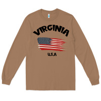 Toasted Coconut VIRGINIA U.S.A Long Sleeve Tee - Bettercallsaul