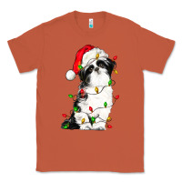 Copper christmas shih tzu dog Classic Tee - LillyAllenDesigns