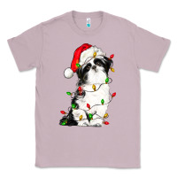 Lilac christmas shih tzu dog Classic Tee - LillyAllenDesigns