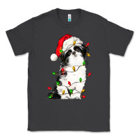 Smoke christmas shih tzu dog Classic Tee - LillyAllenDesigns