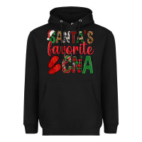 Black Santa's Favorite Cna Heavyweight Hoodie - BundleAndBundleShop