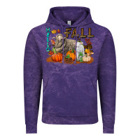 Cloud Purple Hello Fall Merino Wool Sheep Vintage Hoodie - LillyAllenDesigns