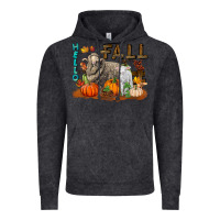 Vintage Black Hello Fall Merino Wool Sheep Vintage Hoodie - LillyAllenDesigns