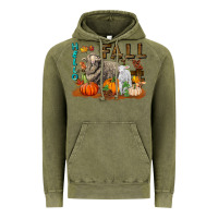 Vintage Olive Hello Fall Merino Wool Sheep Vintage Hoodie - LillyAllenDesigns