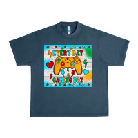 Midnight Navy every day is gaming day Urban Heavy Tee - JahusDesignShop
