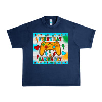 Navy every day is gaming day Urban Heavy Tee - JahusDesignShop