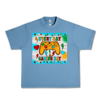 Pebble Blue every day is gaming day Urban Heavy Tee - JahusDesignShop