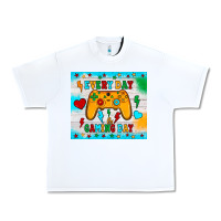 White every day is gaming day Urban Heavy Tee - JahusDesignShop