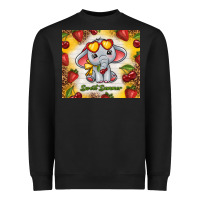 Sweet Summer Cute Elephant Heavyweight Sweatshirt | Teevron