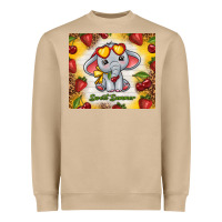 Mushroom sweet summer cute elephant Heavyweight Sweatshirt - TumblerDesignByShophia