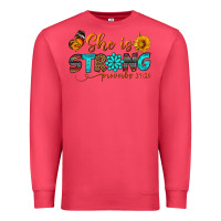 Cardinal she is strong Premium Sweatshirt - BundleAndBundleShop