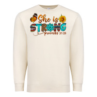 Sandshell she is strong Premium Sweatshirt - BundleAndBundleShop