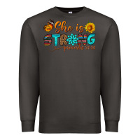 Smoke she is strong Premium Sweatshirt - BundleAndBundleShop