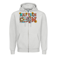 Dove Grey med tech crew Zipper Hoodie - OliviaCreatesArt