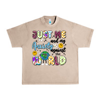 French Oak just me and my anxiety against the world Urban Heavy Tee - Artiststas