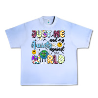 Grape Ice just me and my anxiety against the world Urban Heavy Tee - Artiststas