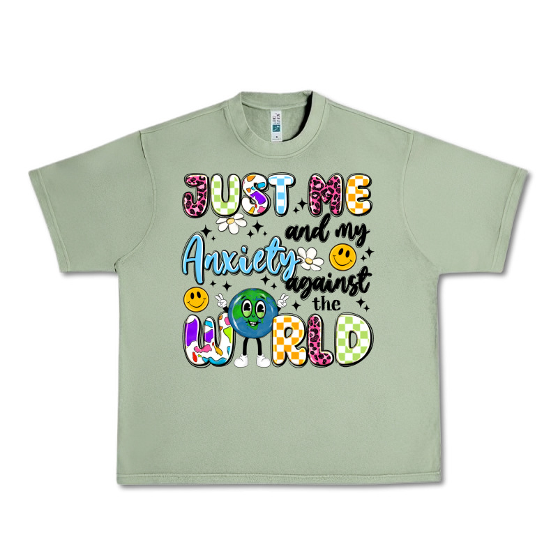 Just Me And My Anxiety Against The World Urban Heavy Tee by Artiststas | Teevron