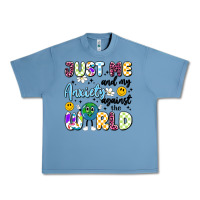 Pebble Blue just me and my anxiety against the world Urban Heavy Tee - Artiststas