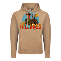 Vintage Coffee Fall Vibes Turkey Vintage Hoodie - LillyAllenDesigns