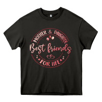 Asphalt mother and daughter best friends for life Heavy Core Tee - MaliasSmallBusiness