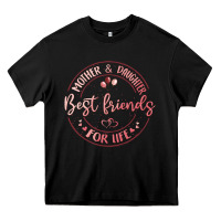 Black mother and daughter best friends for life Heavy Core Tee - MaliasSmallBusiness