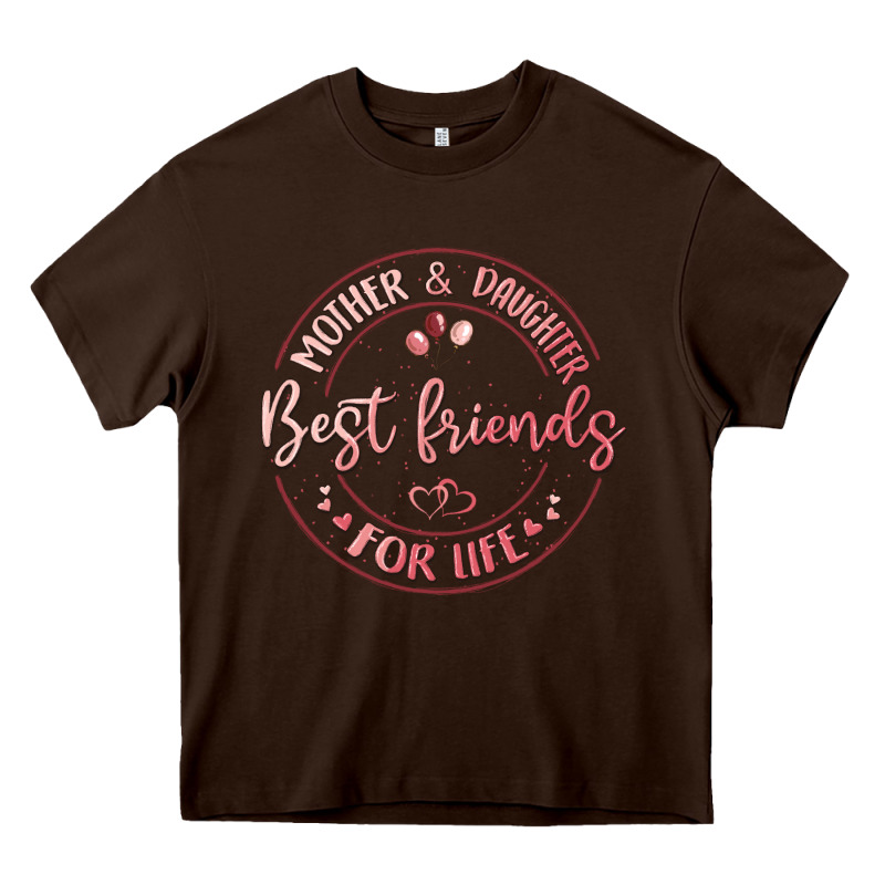 Mother And Daughter Best Friends For Life Heavy Core Tee by MaliasSmallBusiness | Teevron
