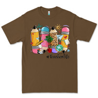 Cacao teacher life pencils Premium Tee - MaliasSmallBusiness