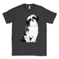 Smoke shih tzu dog Classic Tee - LillyAllenDesigns