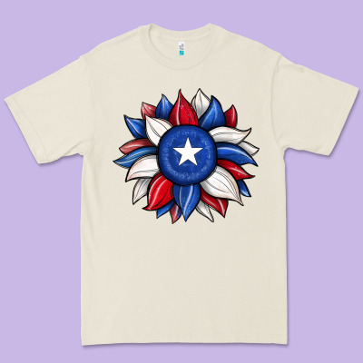 Sunflower Texas Flag 2 Premium Tee Designed By Jahusdesignshop