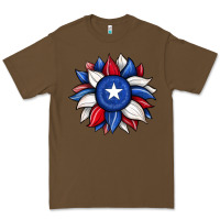 Cacao sunflower texas flag 2 Premium Tee - JahusDesignShop