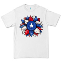 White sunflower texas flag 2 Premium Tee - JahusDesignShop
