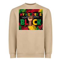 Mushroom my history is black Heavyweight Sweatshirt - TumblerDesignByShophia