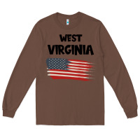 Chestnut WEST VIRGINIA Long Sleeve Tee - Bettercallsaul