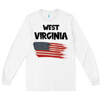 White WEST VIRGINIA Long Sleeve Tee - Bettercallsaul