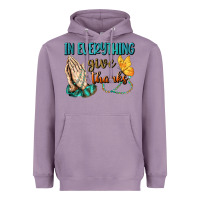 Lavender İn Everything Give Thanks Heavyweight Hoodie - BundleAndBundleShop