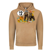 Vintage Camel Hello Fall Brown Bear Vintage Hoodie - LillyAllenDesigns