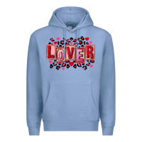 Colony Blue Valentine's Day lover Premium Hoodie - FaDigitalArtStudio