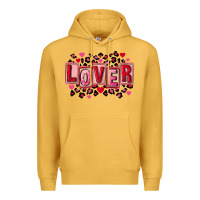 Mustard Valentine's Day lover Premium Hoodie - FaDigitalArtStudio