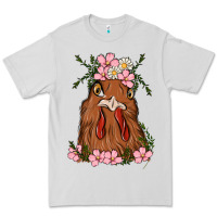 Dove Grey chicken Premium Tee - MaliasSmallBusiness