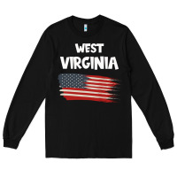 Black WEST VIRGINIA Long Sleeve Tee - Bettercallsaul