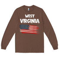 Chestnut WEST VIRGINIA Long Sleeve Tee - Bettercallsaul