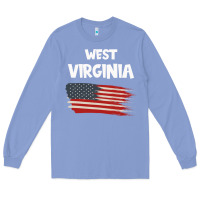 Colony Blue WEST VIRGINIA Long Sleeve Tee - Bettercallsaul